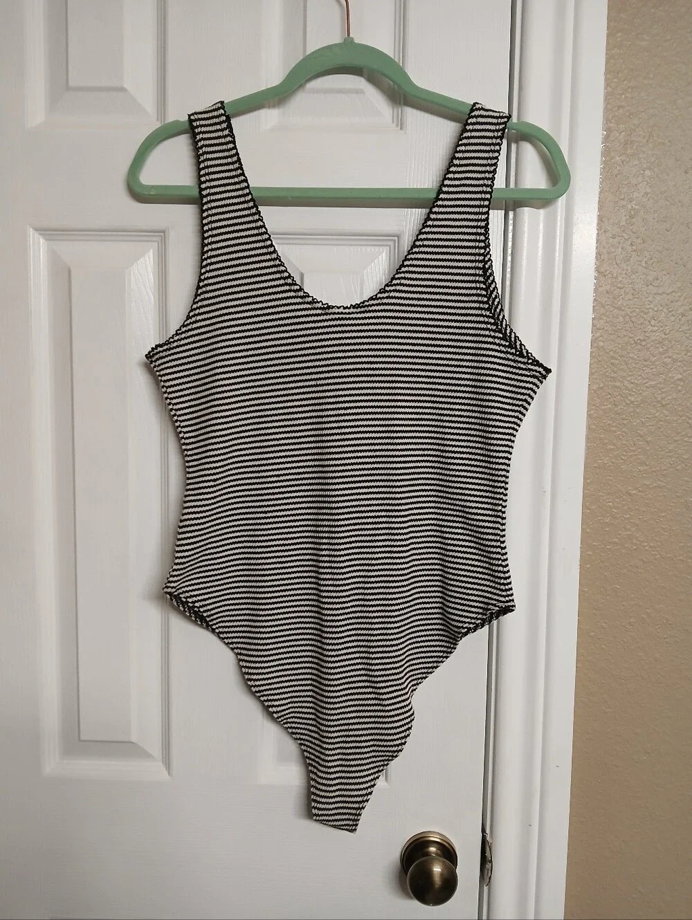 wild fable Black & White Striped Kids One-Piece Bodysuit - XL